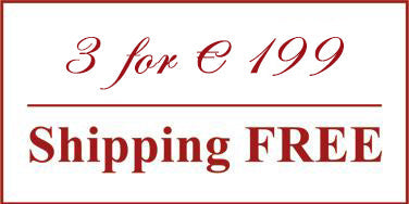 Buy Any 3 for €199 only & Shipping Free