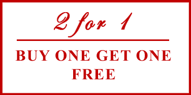 BUY 1 GET 1 FREE