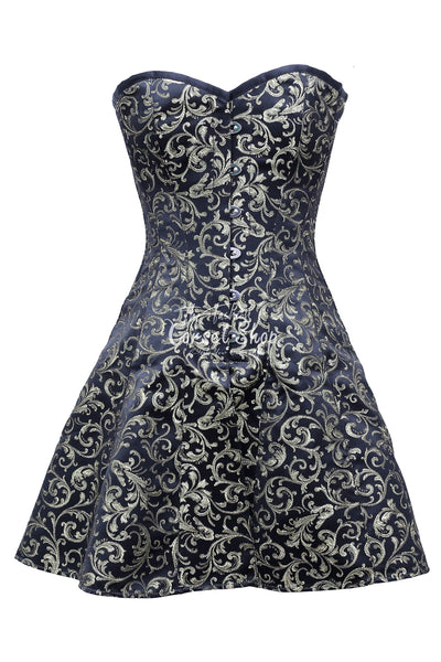Sampaio Brocade Corset Dress