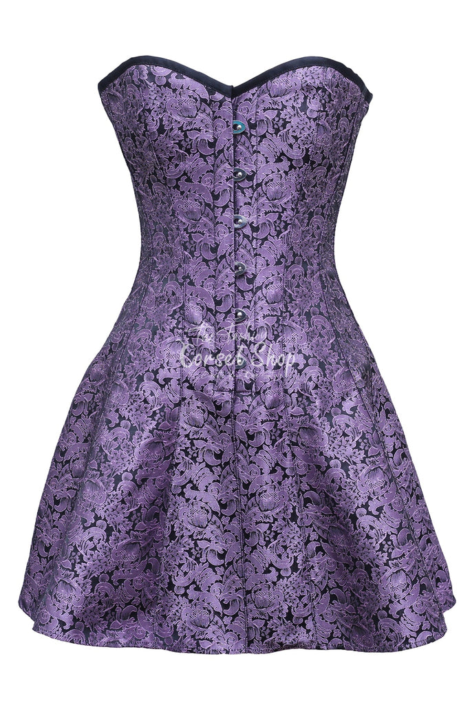 Misa Brocade Corset Dress