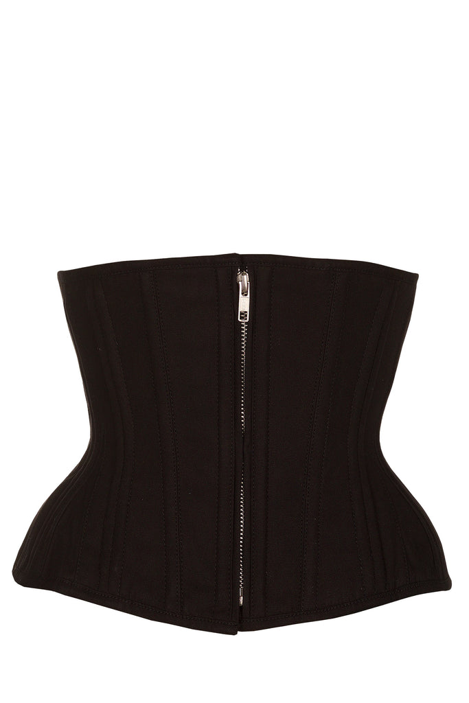 Gugino Black Cotton Underbust Corset