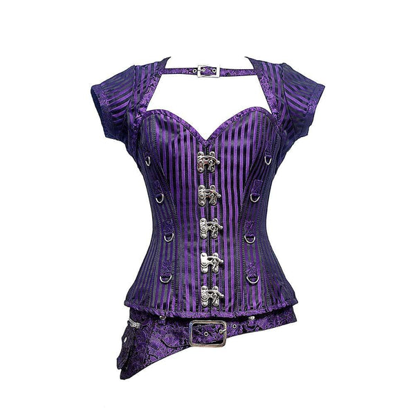 Cassia Steampunk Overbust Corset - Corsets Queen US-CA