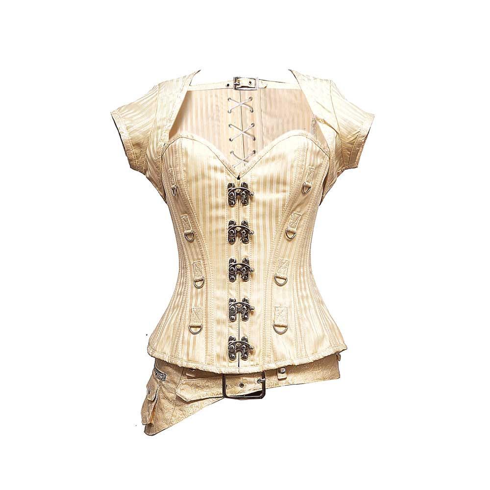 Cataleya Steampunk Overbust Corset - Corsets Queen US-CA