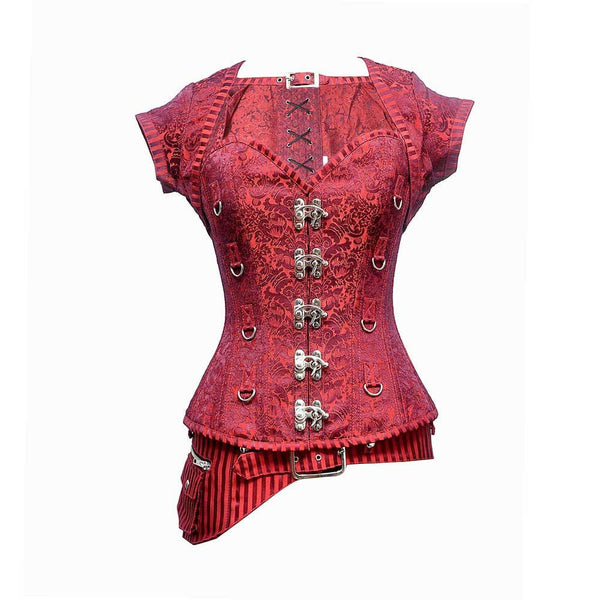 Caterina Steampunk Overbust Corset - Corsets Queen US-CA