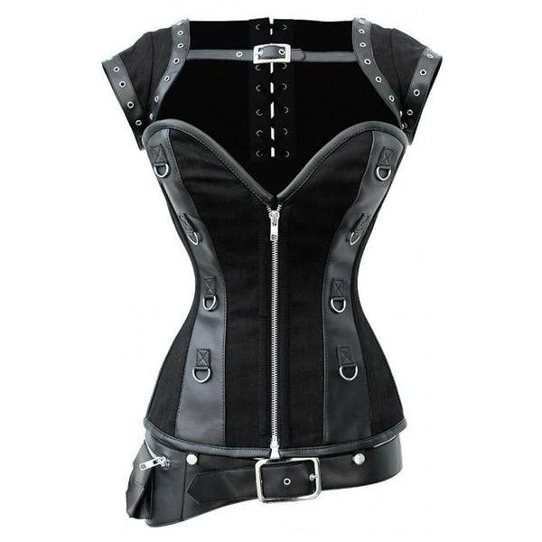 Novalee Steampunk Overbust Corset - Corsets Queen US-CA