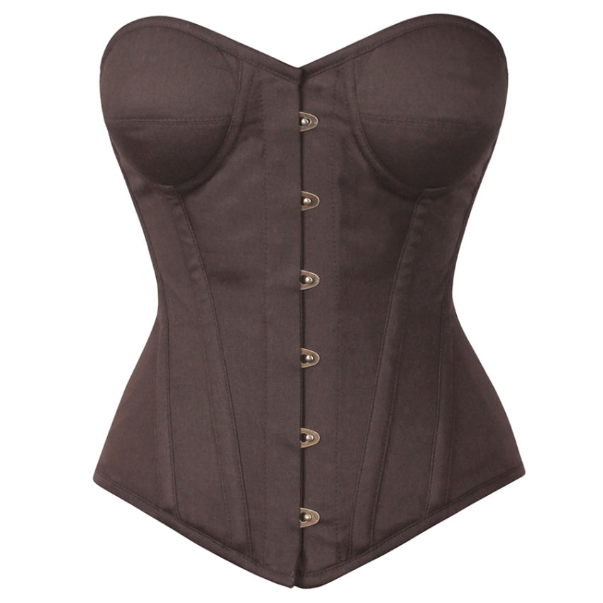 Norton Cotton Brown Overbust Corsets with Cups – Corsets Queen EU
