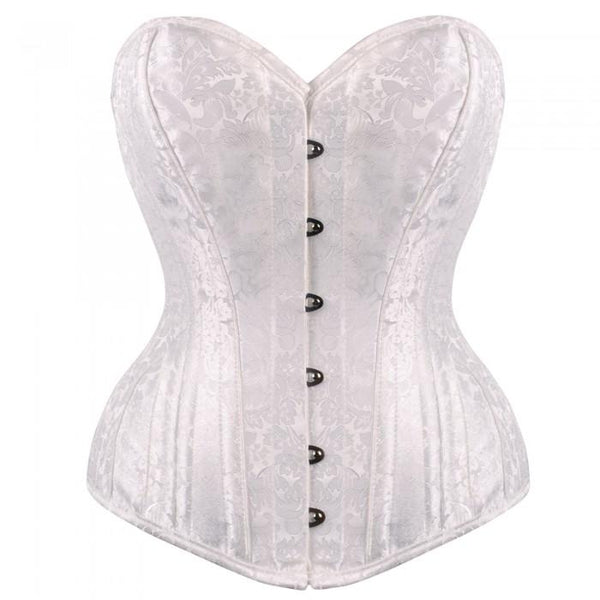 Josiah White Brocade Bridal Overbust Corset