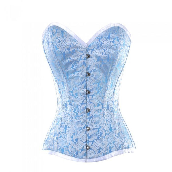 Shirley Turquoise Overbust Corset