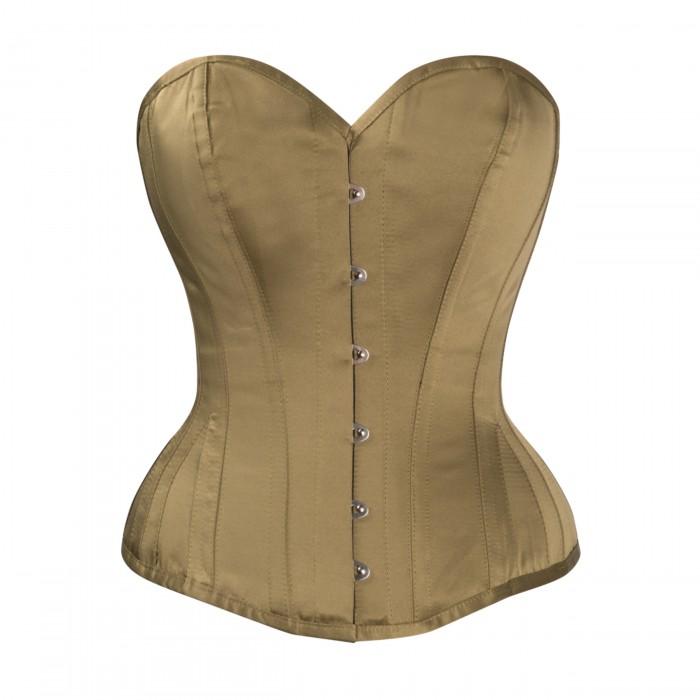 Leslie Steel Boned Waist Taiming Corset With Hip Gores