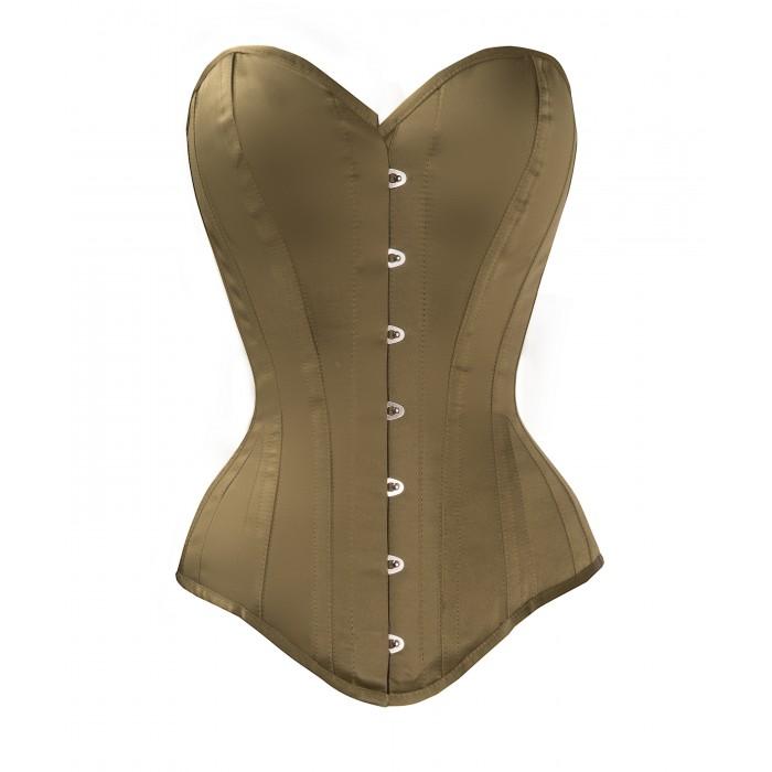 Wambach Steel Boned Waist Taiming Corset With Hip Gores