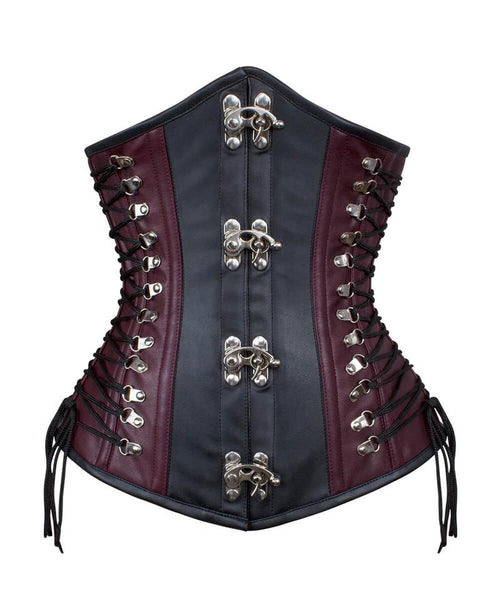 Laverne Steampunk Underbust Corset with Criss-Cross at Sides