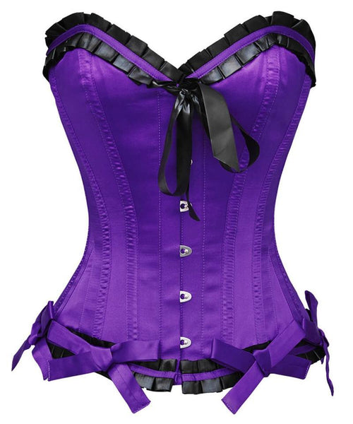 O'Reilly Burlesque Purple Overbust Corset