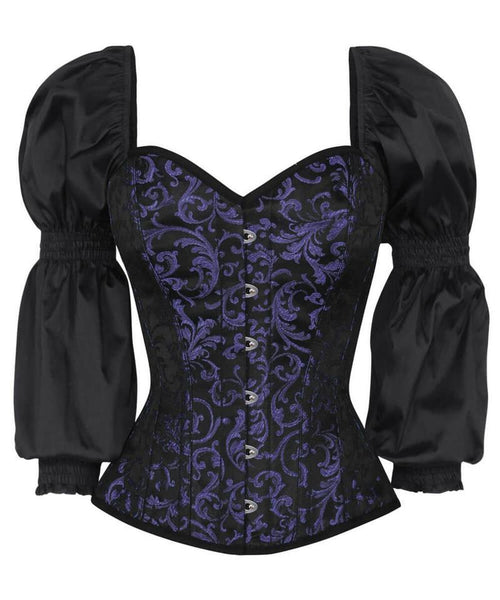 Kseniya Gothic Corset with Attached Sleeve