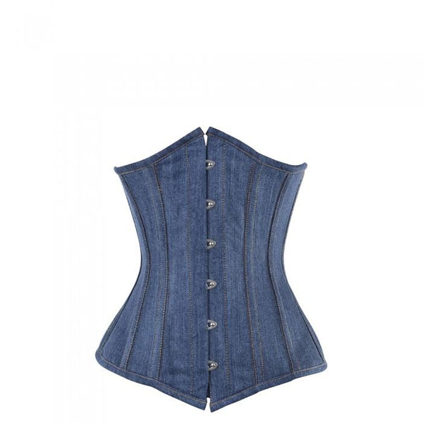 Cantwell Denim Underbust Corset