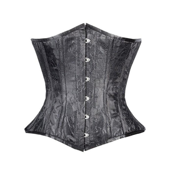 Antoine Black Net Overlay Underbust Corset