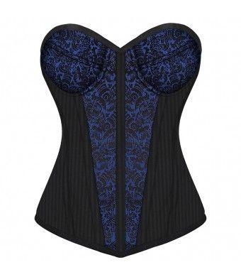 Zelma Gothic Overbust Fashion Corset With Cups