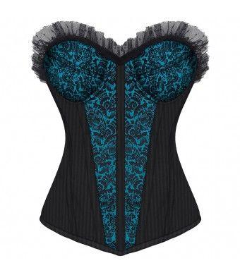Isobel Gothic Overbust Fashion Corset With Cups