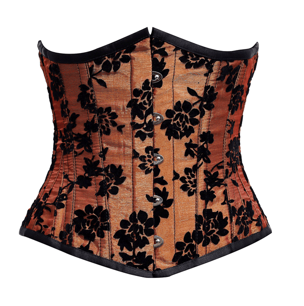 Gorry Underbust Corset In Tissue Flocking