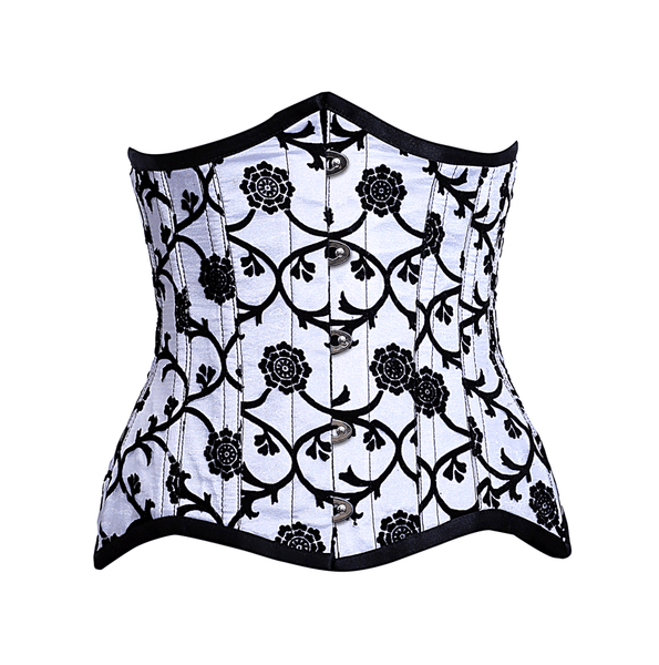 Ruben White Underbust Curvy Corset