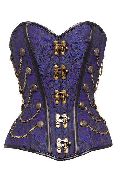 Hopper Purple Overbust Corset