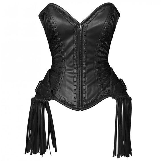 Cabellos Black Gothic Overbust Corset