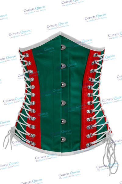 Tashkin Victorian Criss Cross Underbust Christmas Special Corset - Corsets Queen US-CA