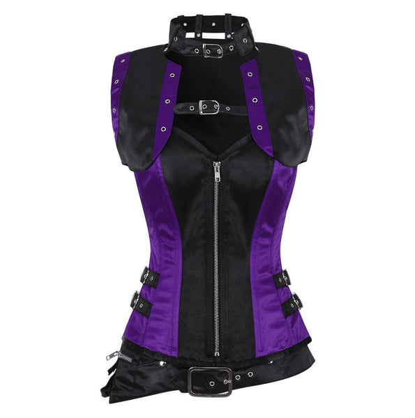 Kaye Steampunk Overbust Corset - Corsets Queen US-CA