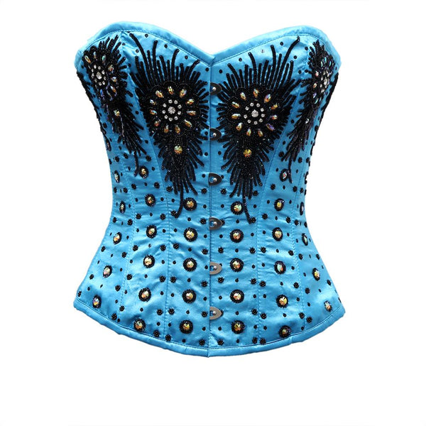 Lindsiy Embroidery Overbust Corset